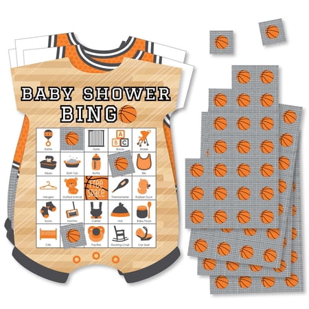 Big Dot of Happiness Nothin  but Net - Basketball - Picture Bingo Cards and Markers - Baby Shower Shaped Bingo Game - Set of 18 price history on PriceWatchPro