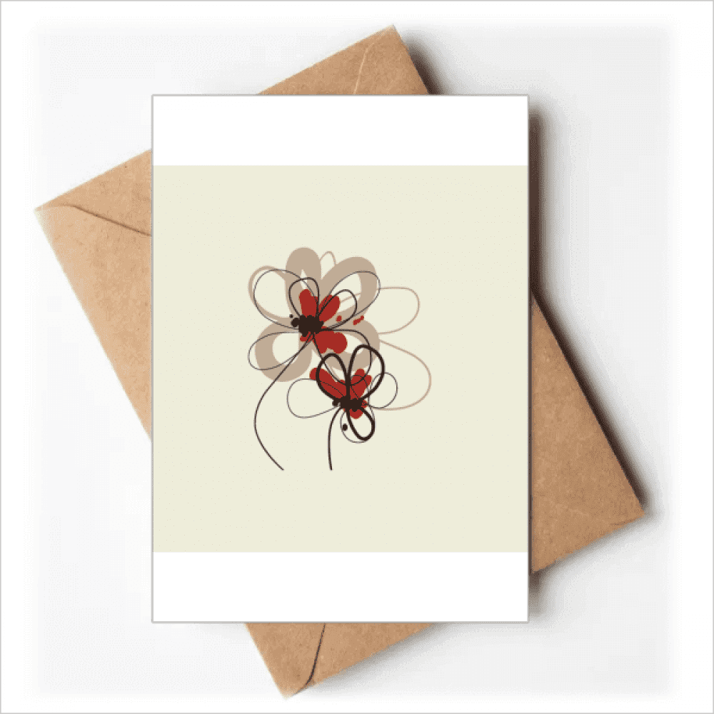 Flowers Painting Decoration Greeting Cards You are Invited Invitations