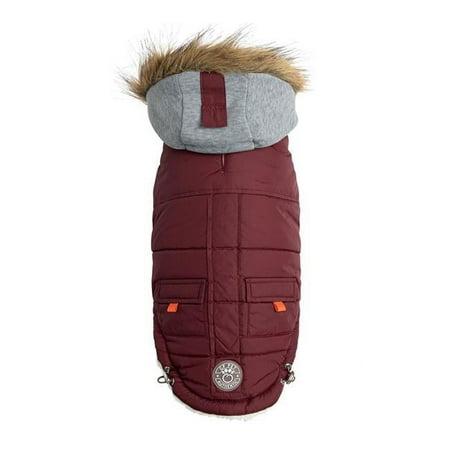 UPC: 0824348859072 | GF Pet GJ412F1-BU-2XL Winter Sailor Parka Jacket  Burgundy – 2XL