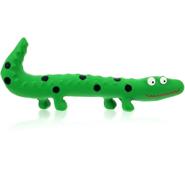 Juguete interactivo para perros, interesante juguete molar con forma de lagarto, juguete para cachorros con modelado de lagarto.