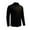 Black2, variant on Men's Shirts Stretchy Stand Up Collar Drawstring Drawstring Soft Long Sleeve Outdoor Pullover Top for Men