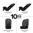 thumbnail image 2 of Diono Radian 3R, silla de auto convertible 3 en 1, orientada hacia atrás y hacia adelante, 10 años 1 silla de auto, Slim Fit 3 Across, gris pizarra, 2 of 5