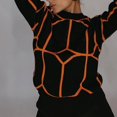 thumbnail image 1 of Suéter europeo y americano para mujer, otoño e invierno, línea de moda, jersey de cuello redondo, abrigo de punto de estilo perezoso para mujer, 1 of 6