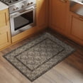 thumbnail image 2 of Grey Boho Entryway Rug 2'x3'&nbsp; Non Slip Front Door Mats, Vintage Ethnic Tribe Abstract Art Floral Entrance Rugs Indoor Outdoor Carpet, Washable Floor Mats Small Area Rug for Bedroom Kitchen, 2 of 8