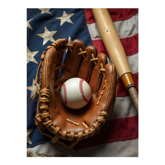 Diamond Art Kit for Adults, Classic Baseball Print No.80 Diamond Painting for Adults Beginners, 5D DIY Diamond Art Painting Kits, Colorful Diamond Painting Craft for Home Decor 12x16