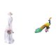 thumbnail image 5 of Figura de de una dama, moderna y nórdica, estatua de niña, decoración para estante, armario o escritorio con elegante escultura de pavo real, 5 of 8