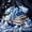 Blue White Black, variant on Metsweet Golden Dragon Twin Duvet Cover, Gothic Rose Moon Twin Bedding, Black Gold White,Black Reversible,2pcs,1 Duvet Cover and 1 Pillowcase