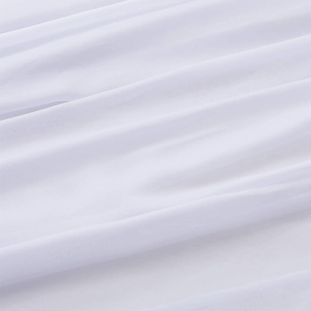 Dreamy Decor Metairie Blue Fleur-de-lis Sheer Rod Pocket Curtains, 54” x 84”, 2 Panels, Living Room