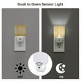 thumbnail image 2 of KLL Bamboo Wall for Night Lights,Auto Sensor Night Lamp Plug in Night Light with Dusk-to-Dawn Light Sensor LED Nightlightfor Adults & Kids Room/Bedroom/Hallway, 2 of 7