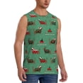 thumbnail image 2 of Balery Christmas Dachshund Camisetas sin mangas para hombre, absorbe la humedad y protege contra el mal olor.-3X-Large, 2 of 7