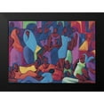 thumbnail image 2 of Unknown 24x18 Black Modern Framed Museum Art Print Titled - Puzzle People, 2 of 5