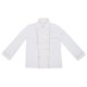thumbnail image 1 of Chaqueta de Chef,Chaqueta de Uniforme de Chef Uniforme de Chef Largo Abrigo de Chef para Hombre Altamente Recomendado, 1 of 8