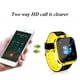 thumbnail image 5 of Kearding Relojes inteligentes impermeables para niños con llamada telefónica para niñas Reloj de digital Relojes inteligentes amarillo Q12B, 5 of 6