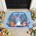 thumbnail image 2 of Colorful Egg Bunny Flower Easter Doormat, Home Decor Rug Door Mat Floor Mat for Indoor Outdoor (16x24 in), 2 of 6