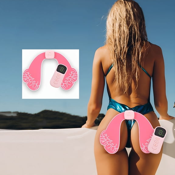 BESTSKY Glute Trainer Rechargeable Glute Trainer Pelvic Floor Muscle Training Inner Thigh Glute Exerciser Home Gym Fitness Equipment