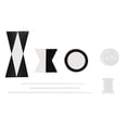 thumbnail image 1 of Juguete Móvil Montessori para Niños, Juguetes de Desarrollo Montessori en Blanco Y Negro, Juguete Móvil para Niños, Juguetes de Actividad para Niños Hugo Playset móvil colgando, 1 of 10