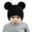 Black, variant on Toddler Hat Baby Winter Knitted Hat With Pompom & Warm Lined - Thick Soft Yarn Cap,Warm Thermal for Cold Weather,Stylish Headwear for Outdoor Activities,Size:One Size