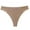 Coffee, variant on Seamless Women Underwear Thongs No Show Ladies G-strings Low Waist Solid Color Breathable Comfortable Soft Sexy Panties Non-marking Lightweight Briefs