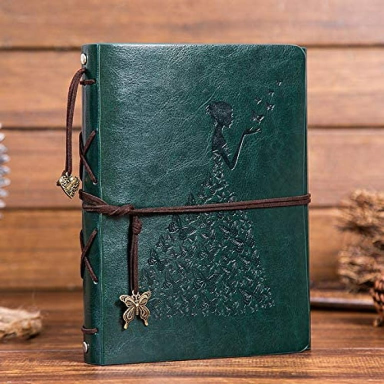 Leather Diy Photo Album Scrapbook Handmade Diy Vintage Leather Memory Book  Scrapbook