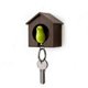 thumbnail image 3 of Birdhouse Key Ring - Brown House With Yellow Bird, 3 of 4