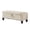 Beige, variant on GZXS 45" Linen Upholstered Storage Ottoman Bench with Tufted Padded Seat, Hidden Compartment, and Side Pocket, for Entryway, Foyer, Bedroom or Living Area, Beige