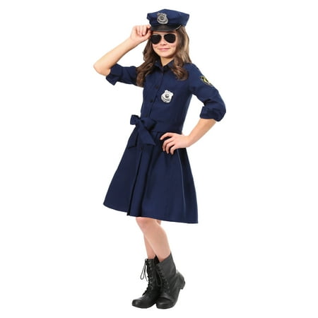 Girl's Helpful Police Officer Costume