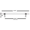 thumbnail image 6 of GlideRite 6-5/16 in. Center Acrylic Cabinet Bar Pulls, Polished Chrome, Pack of 25, 6 of 6