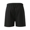 thumbnail image 4 of Men's Casual Shorts Graphic Shorts for Men Summer Wear for Men Sweatpants Tripe Mens Size 30 Slim Fit Designer Floral Sports Male Summer Black XL, 4 of 5