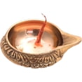 thumbnail image 3 of Prisha India Craft Brass Tradition kuber Diya for Home Decor Pooja Diwali Gift puja Article Size-2 Inch, 3 of 7