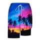 thumbnail image 5 of Pantalones Cortos para Hombre Cintura Elástica con Bolsillos, Forro de Impresión de Moda Casual para la Playa, Al Aire Libre Y el Uso Diario, 5 of 6