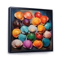 thumbnail image 2 of Designart "Pop Art Seashells in Vibrant Colors I" Animals Floater Framed Wall Art Print, 2 of 7
