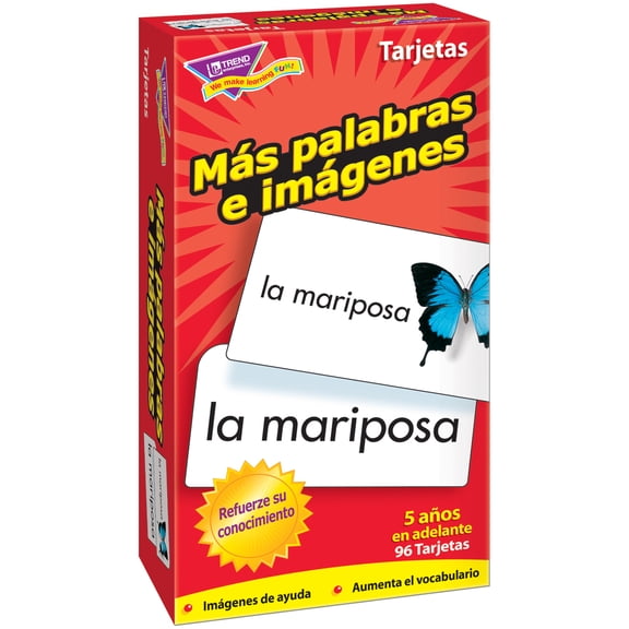 Mã¡S Palabras E Imã¡Genes (Sp) Skill Drill Flash Cards