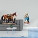 thumbnail image 2 of Figura de caballo,Figura coleccionable de caballo en miniatura,Letrero de mesa,Decoración de escritorio acrílica,rincón navideño,decoración del hogar,Decoración de fiesta Adorno de, 2 of 8