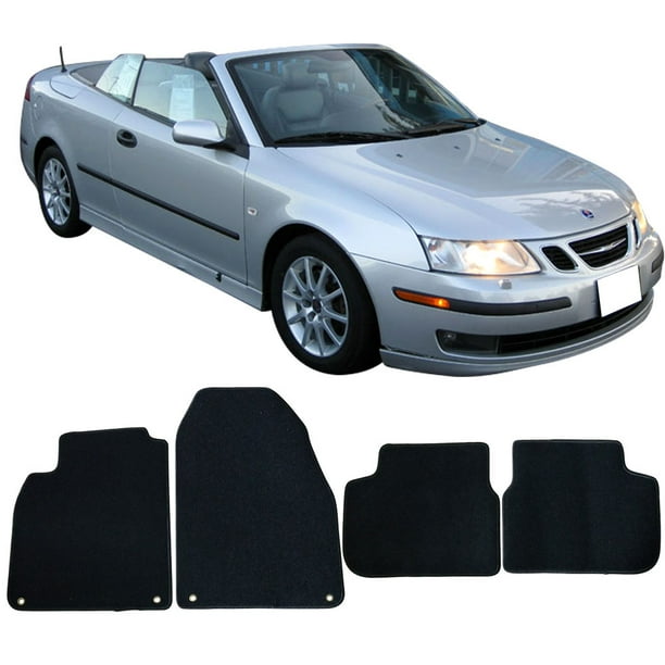 Compatible With 03 11 Saab 9 3 Floor Mats Carpet Front Rear