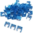 thumbnail image 4 of Pinzas de PVC en forma de U, 16 mm, para 50 tubos, color azul, 4 of 9