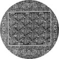 thumbnail image 1 of Ahgly Company Indoor Round Persian Gray Traditional Area Rugs, 5' Round, 1 of 1
