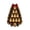Green, variant on Christmas Swag Red Bow Bells Faux Pine Winter Decor with LED Lights | Front Door Window Wall, Teardrop Wreath Farmhouse Style, Artificial Branches Gold Bells, Tree Shape Holiday Decoration Design