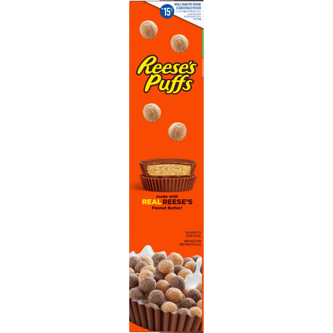(10 pack) REESE'S PUFFS Mega Size Breakfast Cereal, Chocolatey Peanut Butter, 29 oz - Crunchy Corn Puffs