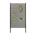 thumbnail image 4 of Miumaeov Outdoor Privacy Fence Screen 3 ft W x 6 ft H Tall Steel Decorative Privacy Screen for Patio Balcony Backyard Garden Patio Decorative Freestanding Brown 1PC, 4 of 19