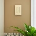 thumbnail image 3 of Lutron Caseta Smart Lighting Dimmer Switch for ELV+ Bulbs, Light Almond, 3 of 8