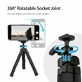 thumbnail image 6 of Universal Cell Phone Holder Flexible Octopus Tripod Bracket Selfie Stand Monopod, 6 of 7