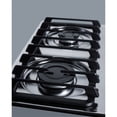thumbnail image 3 of 30" wide gas cooktop with four sealed burners, chrome surface, and cast iron grates; made in the USA, 3 of 4