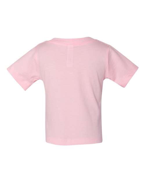 BELLA+CANVAS Toddler Short Sleeve Personalized T-Shirt, Create your own Designs, Pink, 5T, Unisex