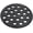 Black, variant on Round cast Iron Bottom fire Grate for Big Green Egg, BBQ high Heat Charcoal Plate fit for S/Mini /Medium Big Green Egg fire Grate Grill Charcoal Replacement Parts Green Egg Accessories-6.5in MFGC