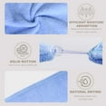 thumbnail image 7 of Bathwe Hair Towel Wrap for Women 2 Pack, Ultra Absorbent Twist Hair Turban Drying Cap Hair Wrap, Blue&Gray, 7 of 7
