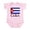 Petal Pink, variant on CafePress - Cuba Word And Flag Infant Creeper - Baby Light Bodysuit, Size Newborn - 24 Months