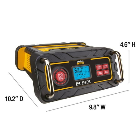 Everstart Maxx 15 Amp Automotive Battery Charger with 50 Amp Patented Engine Start (BC50BE)