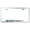 Chrome, variant on Honda Odyssey Laser Etched Logo Cut-Out License Plate Frame (Chrome)