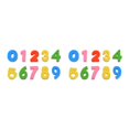 thumbnail image 1 of ZLight 1 Set Painting Sponges 0-9 Numbers Shaped Supple Art Craft Accessory Early Educational Sponge Stamps Kids Stamper Random Color 2Set, 1 of 6