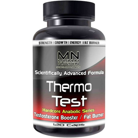 Maximum Nutrition Thermo Test de testostérone Booster et Fat Burning Complex, 120 count